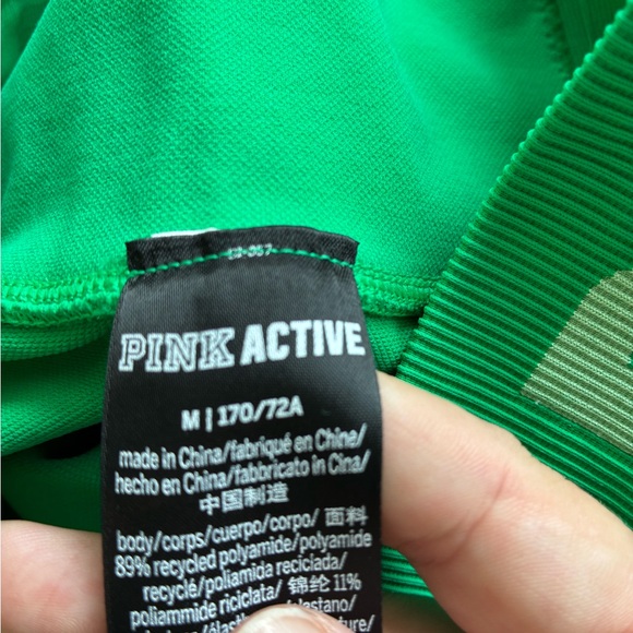 VS. Pink Athletic Seamless Set Leggings And Sports Bra S/M Kelly Green NEW!! - Picture 9 of 14